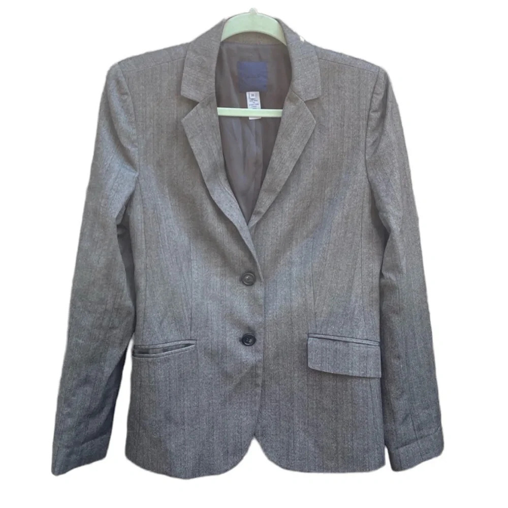 J CREW WOMENS GRAY BLAZER